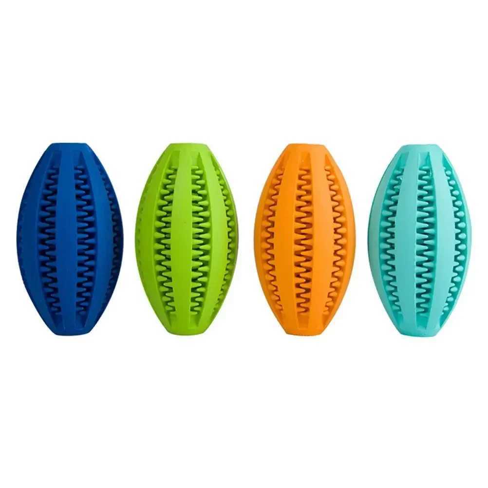 Pet Dog Chewing Toy Teeth Cleaning Snack Ball Pet Dog Toy Ball Natural Rubber Super Hard Interactive Bouncing Pet Supplies Z250412