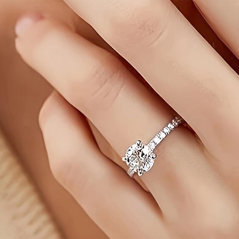 1.25 Carat Round Solitaire Cubic Zirconia Engagement Halo Promise Ring