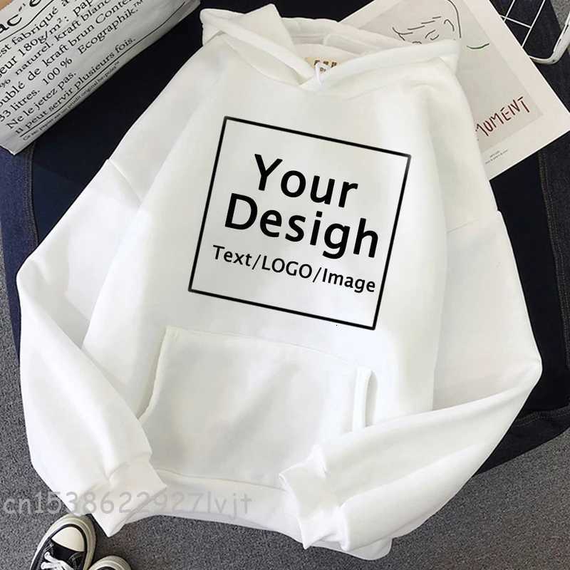 POD customization Customized Printed Diy Text Image Hoodie Womens Customized Hoodie Customized Personalized HoodieT251112