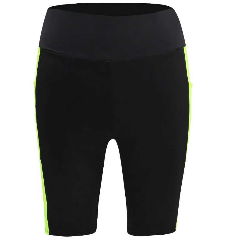 2022 sports pants tight running shorts yoga cycling pants womens sports pants panties high waisted high stretch shorts pocket phones Y250412