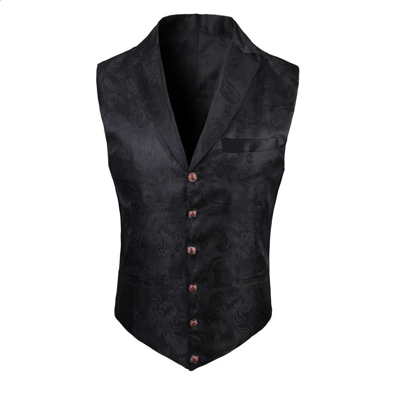 2025 high-grade jacquard suit collar undershirt sleeveless undershirt billiard clothing magician vest 250407