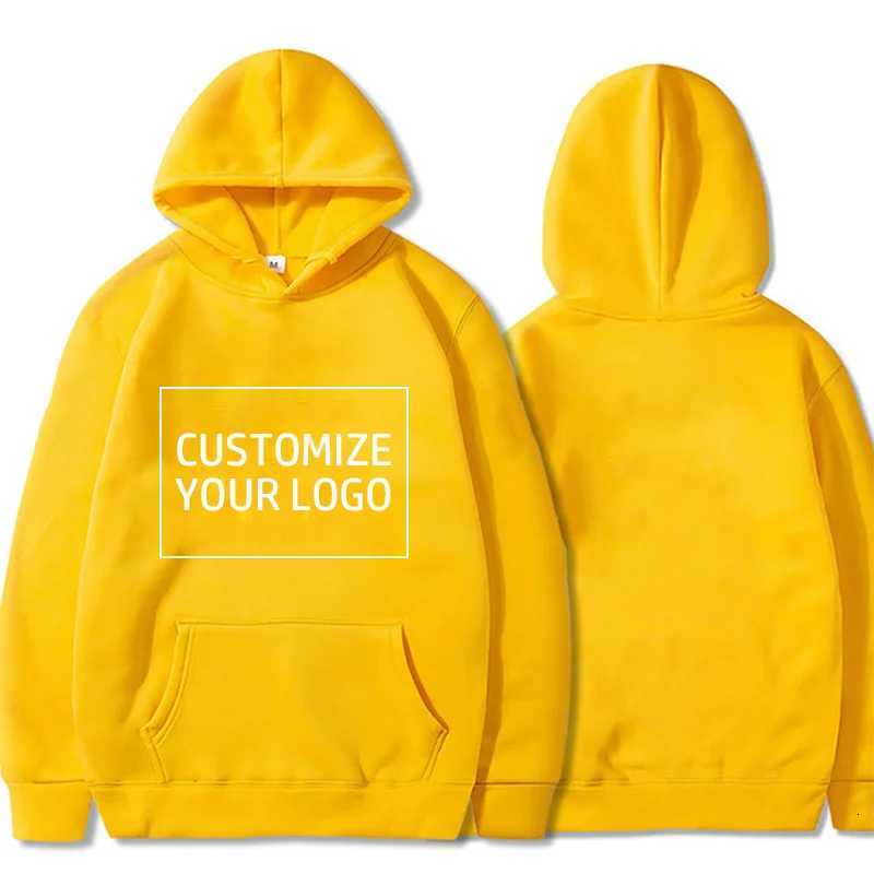 POD customization Diy Your Own Design Print Pattern Customize Autumn Long Sleeve Hoodies Solid Color Women Fashion 10 Colors TopsT251112