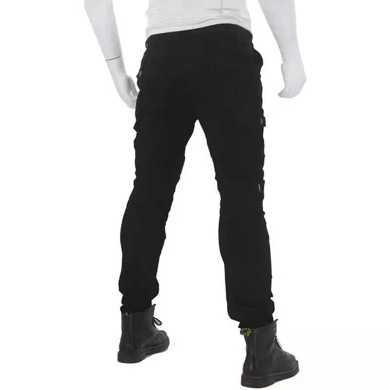 Mens motorcycle protective pants jeans breathable and wear-resistant cargo pants leisure motorcycle riding equipment W250412