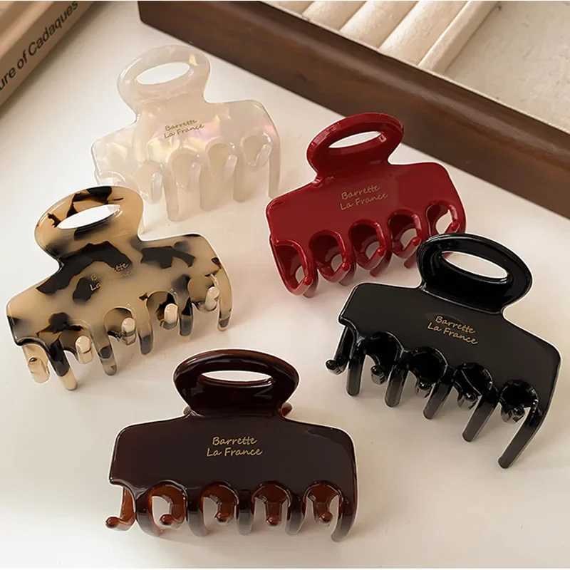 5.5cm long acetate hair clip suitable for girls sweet colored hair clip crab clip bucket fashionable headwear Y2504012