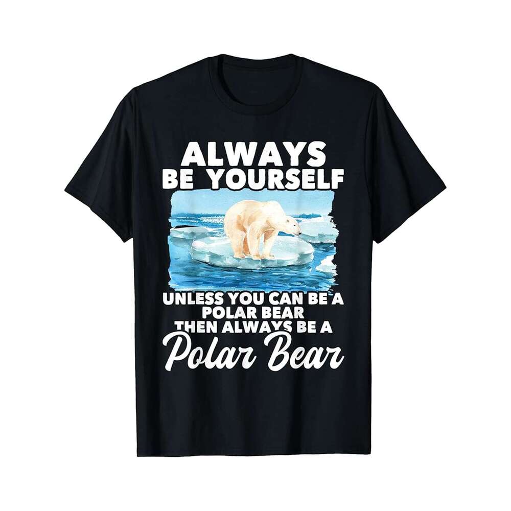 Designer T shirt Always Be Yourself - Mystical Creature Rainbow Unicorn - 220g T shits