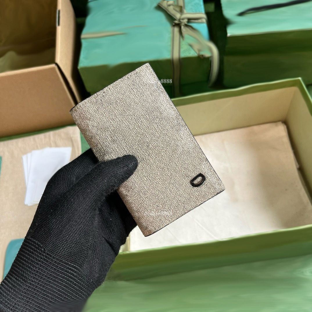 Designer Passport Cover designer card holder mens wallet pocket organizer cardholder wallet women clutch bags coin Short Luxury Multiple Wallet Canvas coin purse