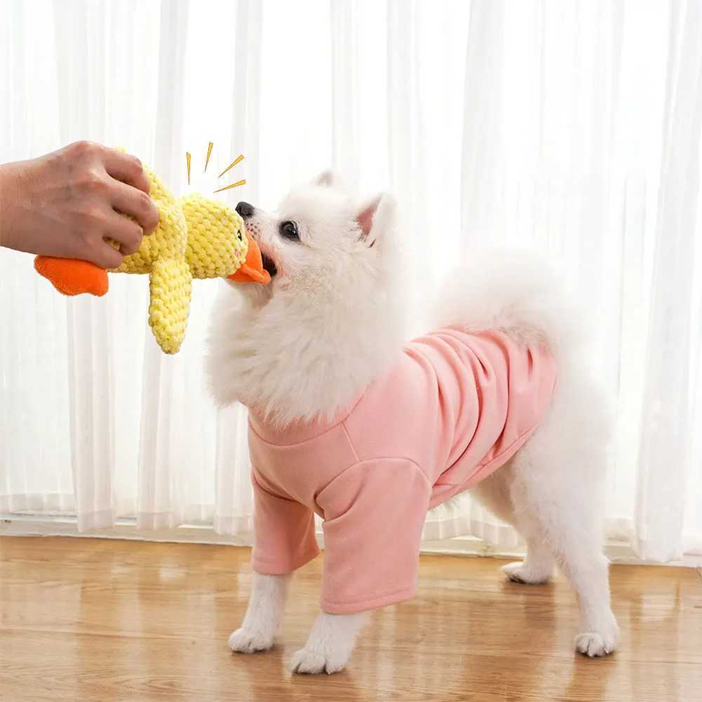 High Quality Dog Town Quiet Duck Pet Plush Toy with Stunning Sound Calming Duck Dog Toy Pillow Dog Toy Stuffed Animal Chewing Toy T2504012