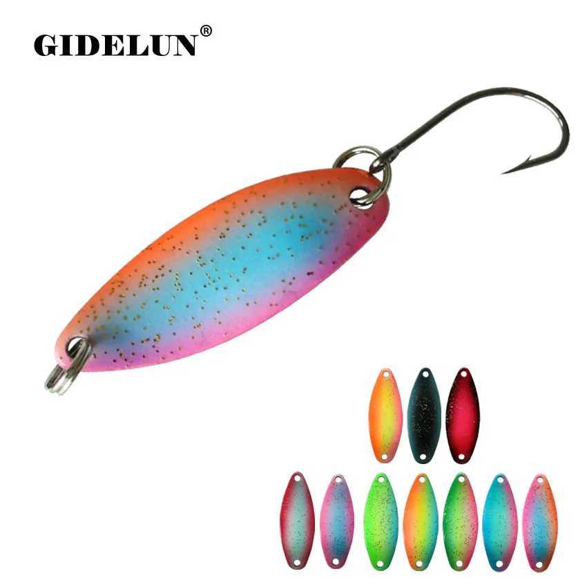 2pcs 3.2g/4.5g Fishing Lures Pesca Fishing Tackle Bass Bait Artificial For Fishing Spoon Trout Bait Z250411