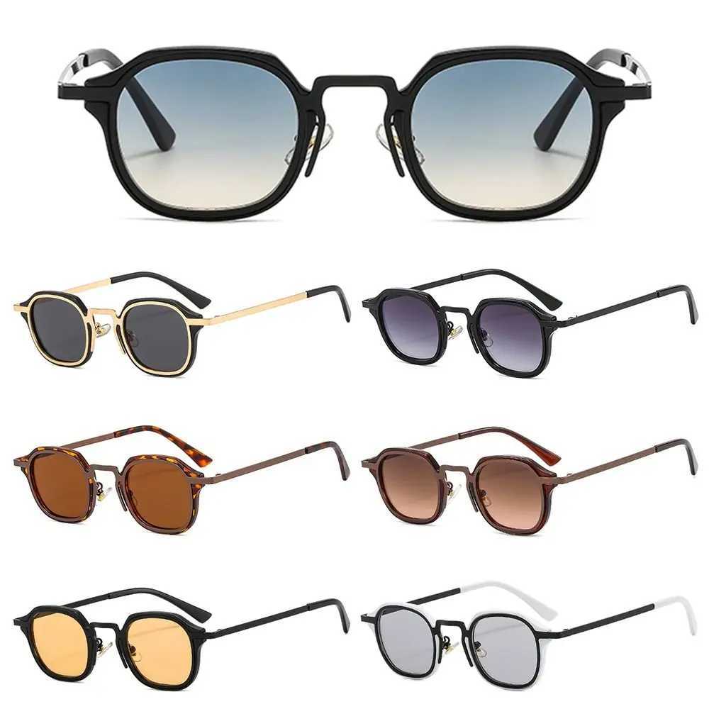 UV400 Protection Small Square Sunglasses Retro Metal Frame Y2K Driving Sun Glasses Punk Shades for Women Men Z250411