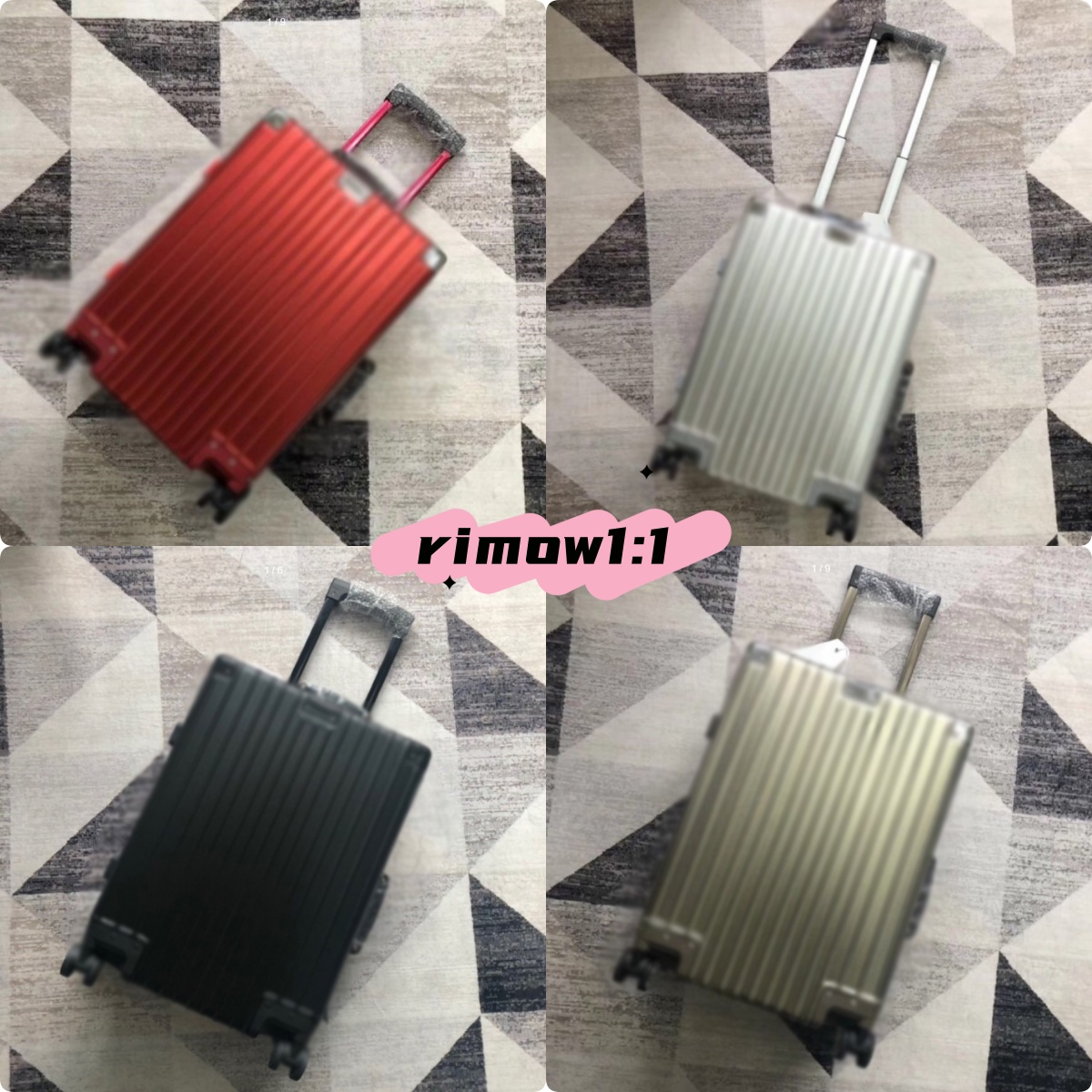 designer suitcase an aluminum-magnesium alloy body matte aluminum alloy panel good texture TSA lock telescopic pull rod and wheel logo