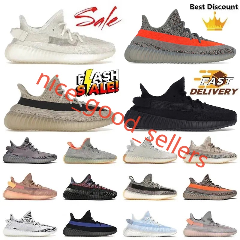 Designer Shoe 350 Running Shoes 350 V2 Chaussure Mesh Triple Black Red Bred White Carbon Casual Sneaker Mens Trainers night Outdoor Trainers shoes