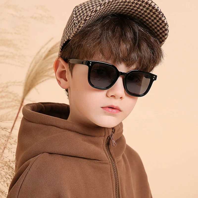 New Children Sunglasses Fashion Colorful Kid Sun Glasses Boy Girl Unisex Vintage square Goggle UV400 Z250411