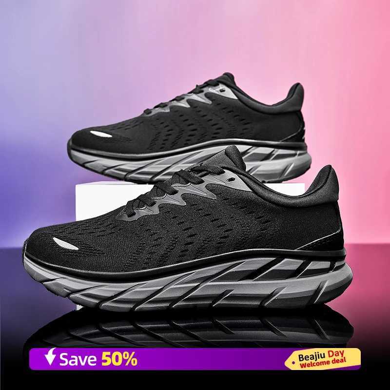 NEW Men Sports Running Shoes Casual Marathon Breathable Lightweight Wens Cfortable Athletic Nonskid Walking Sneakers Z250411