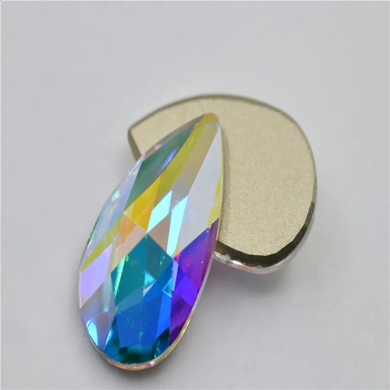 K9 Tears Flat Back Rhinestone Gel Crystal Fancy Stone Facial Glitter Nail Gem 250407