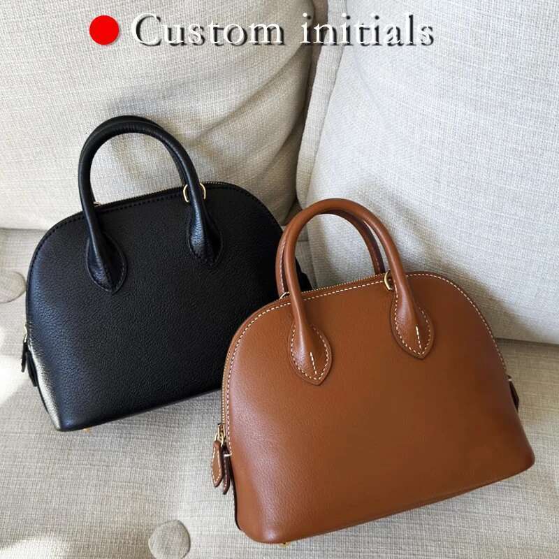 Classic Mini Shell Bags For Women Designer Handbags Purses 2025 New In PU Imitation Cow Leather Top Handle Wrist Shoulder