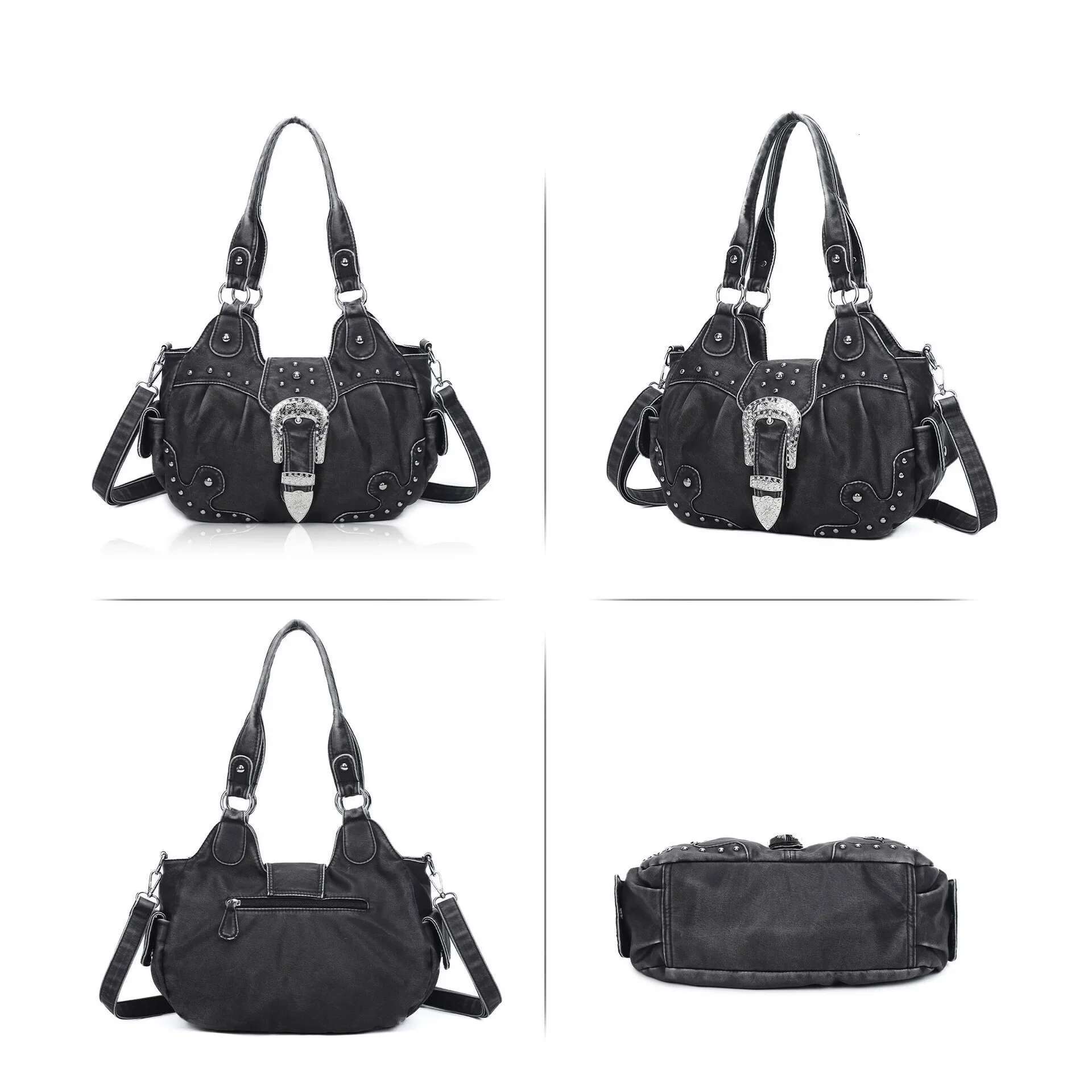 Angelkiss Women Handbag Ing Leopard Top-Handle Bag PU Dumpg Multi-Pockets Shoulder Bags Phone Money Pack