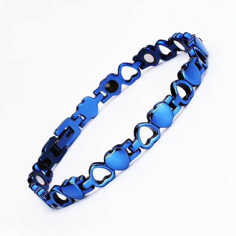 Love Magnet Health Care Womens Bracelet Health Care Magnetic Weight Loss Anti-Fatigue Therapy Bracelets Energy Jewelry 1PCC250411