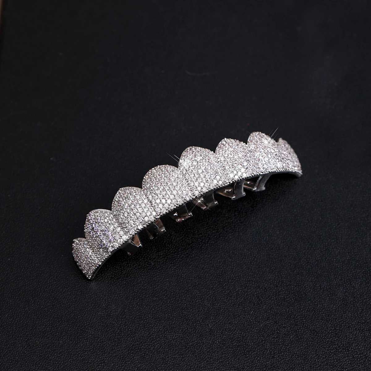 Hip Hop Teen Grills Big Golden Teen Halloween Party Grilz Trendy Rapper Jewelry Fun Nightclub Accessories Fashion Jewelry W250412