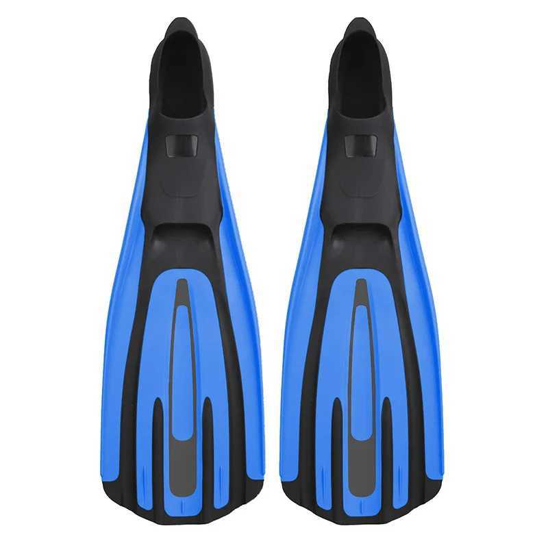 Swimming snorkeling 3-color silicone rubber non diving lung flap mid length heel style long flapY250412