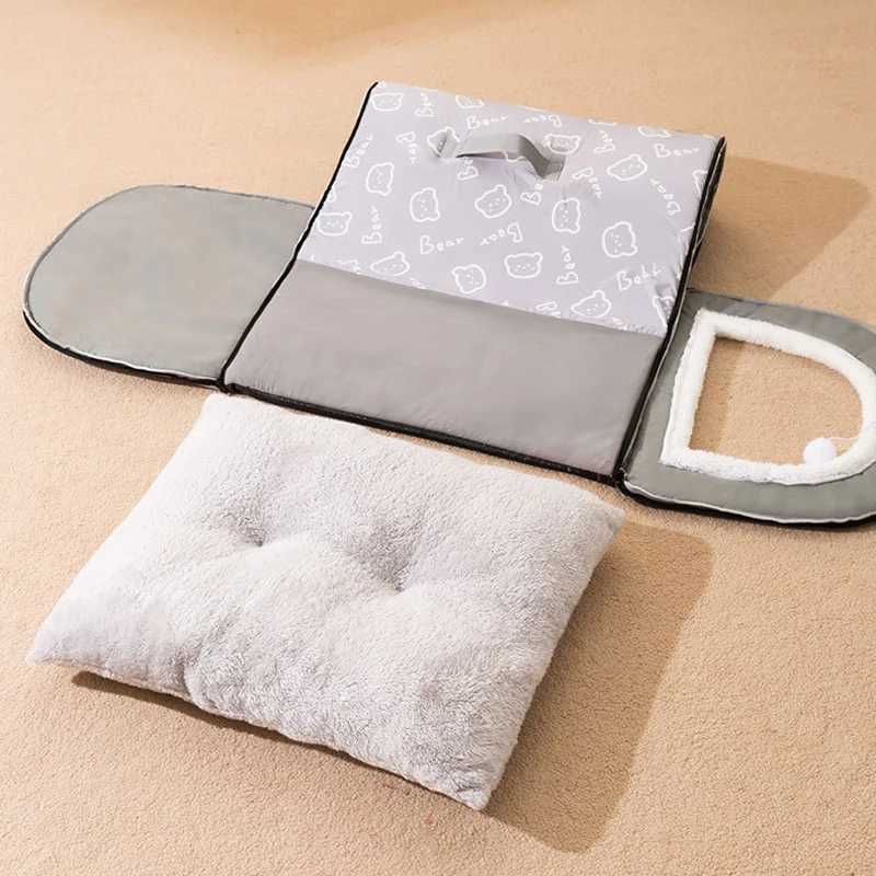 Warm dog house detachable pet bed suitable for small and medium-sized dogs cats soft non slip dogs kennels puppies Nestle pet supplies X250412