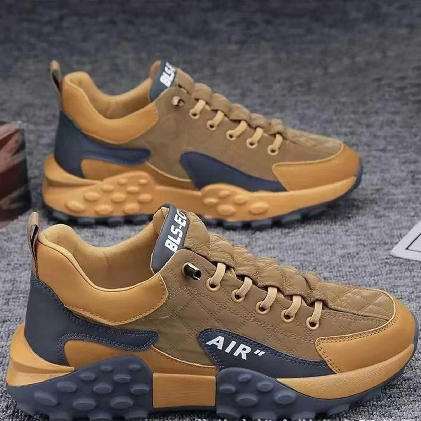 Mens sports walking shoes are comfortable daily walking exercise shoes suitable for students to walk and run W250412