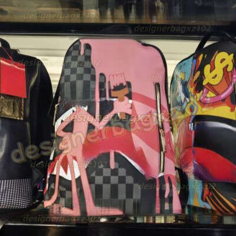 Luxury Bag Spraygroundbackpack Designer Bag Spraygroud Backpack Tote Bag Graffiti Large Capacity School Travel Sacoche Homme Shoulder Bags Laptop Backbag