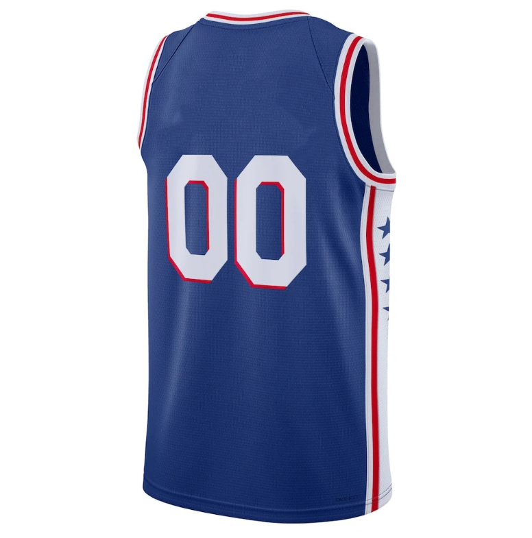 76erss Basketball Jerseys Tyrese Maxey VJ Edgecombe Allen Iverson Paull George Joell Embiid Jersey Kelly Oubre Jr Jared McCain Andre Drummond Retro Ci