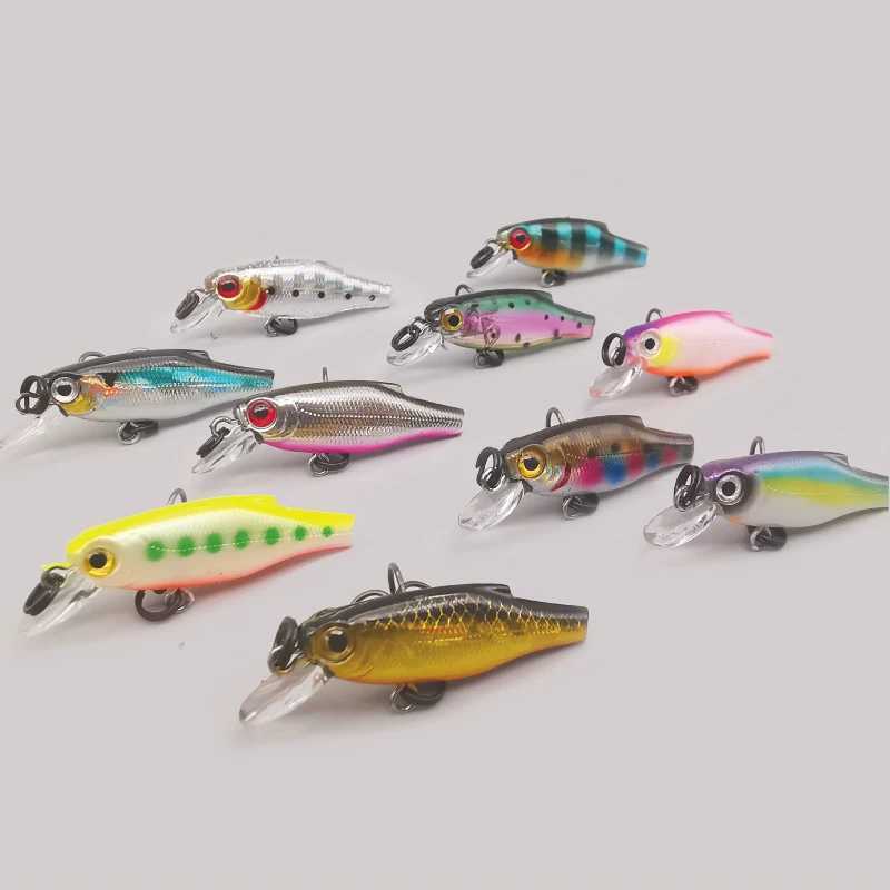 LUREHOLIC 3cm 1g Mini Sinking Extra Micro Minnow Hard Lure Bait Depth 0.5m with MUSTAD Hook Z250411