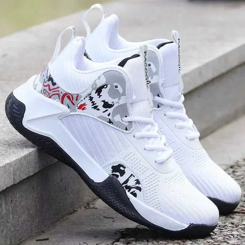 Mens Shoes Sneakers Man Four Seasons New Durable Shock Absorbing Elastic Shoe for Men Outdoor M Running Shoes Basketball Shoe Z250411