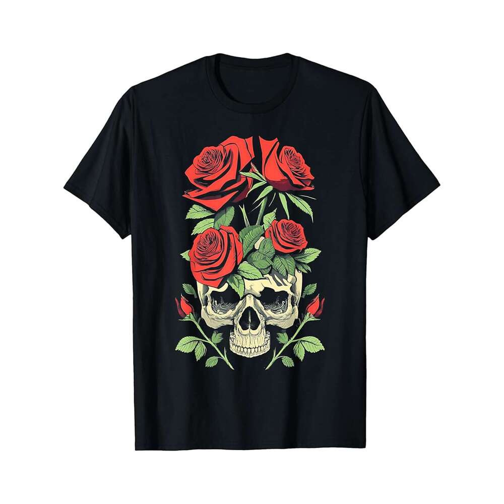 Designer T shirt Skull Sound Lines Men Men T-Shirt S-6XL Graphic - 220g T shits