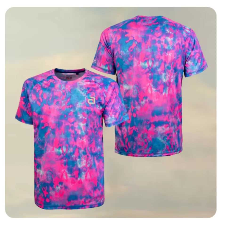 Mens Summer Table Tennis Team Quick Drying T-shirt Premium Ultra Thin Tennis Short Sleeve Mens Fitness SweaterXJ250412