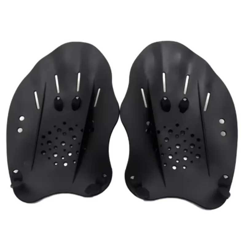 1 pair of adult hand Pu men and women swimming training silicone hand net protector adjustable freestyle hand PuY250412