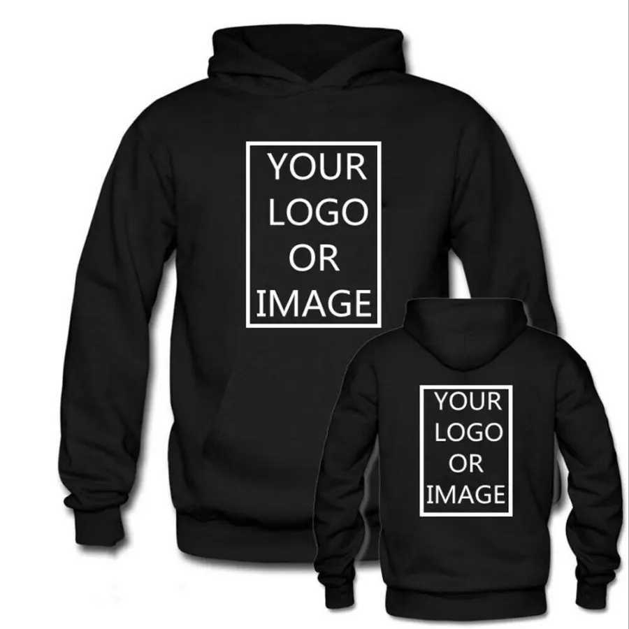 POD customization Hot Sale Custom Hoodie Sweatshirts Men Design Your Fleece Hooded Clothes Women Harajuku Outerwear Y2k Size Hoody XS-3XLT251112