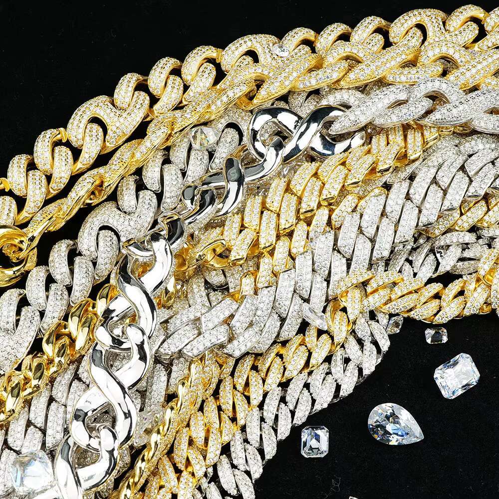Cuban CHIAN 14k Platinum Match, Suitable for Men/Women