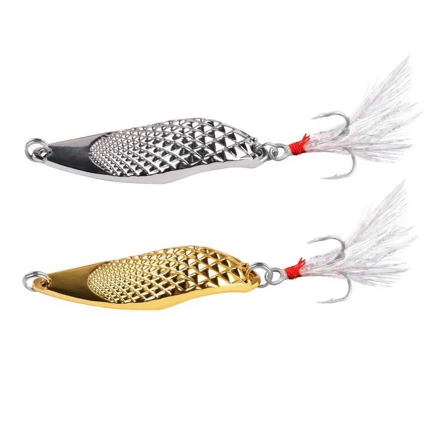 1pcs Metal Lure 3g/5g/7g/10g/15g/20g Fishing Lures Wobbler Spinner Bait Spoon Artificial Bass Hard Sequin Paillette Metal Lures Z250411