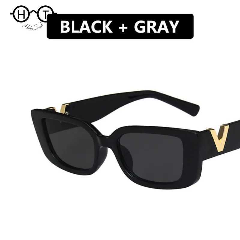 Retro Rectangle Sunglasses Women Brand Designer Vintage Small Frame Sun Glasses Ladies Classic Black Square Oculos De Sol Z250412