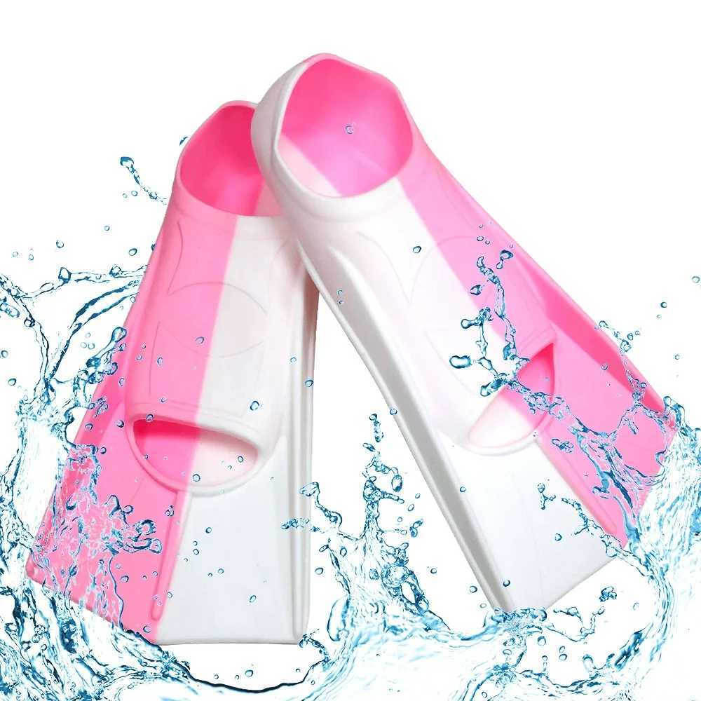 Professional silicone short flip frog shoes for children without swimming or snorkeling equipment finsY250412