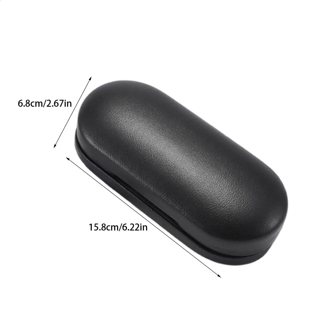 Pressure resistant dual-purpose double-layer contact lens box s wood grain contact lens box fashionable frame glasses box 250409