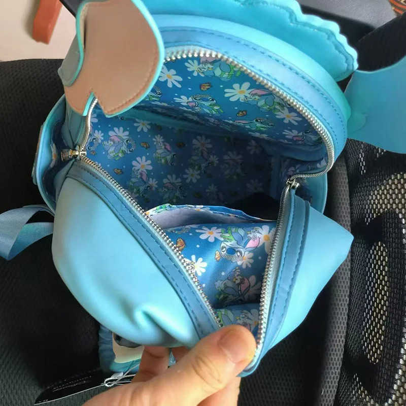 Disney New Loungefly Stitch Donald Duck Cartoon Summer Travel Backpack Donald Duck Backpack Cute Bag For Girlfriend Gift X250412