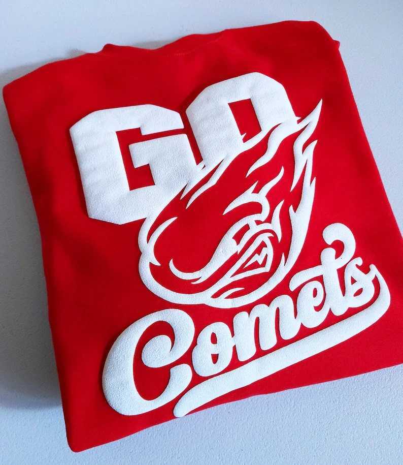 POD customization Custom Team Name Sweatshirt School Mascot Shirt Embossed Puff Print School Spirit Shirt Christmas gift Idea Personalized TeamT251112