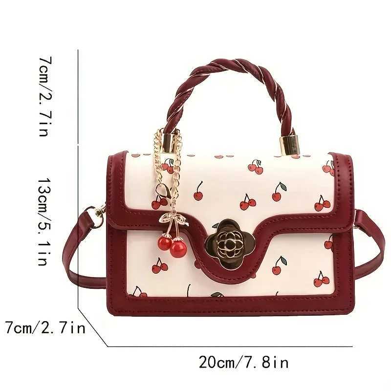 High quality textured womens Fi handbag new style fashionable messenger bag multi-color small square bagXJ250412
