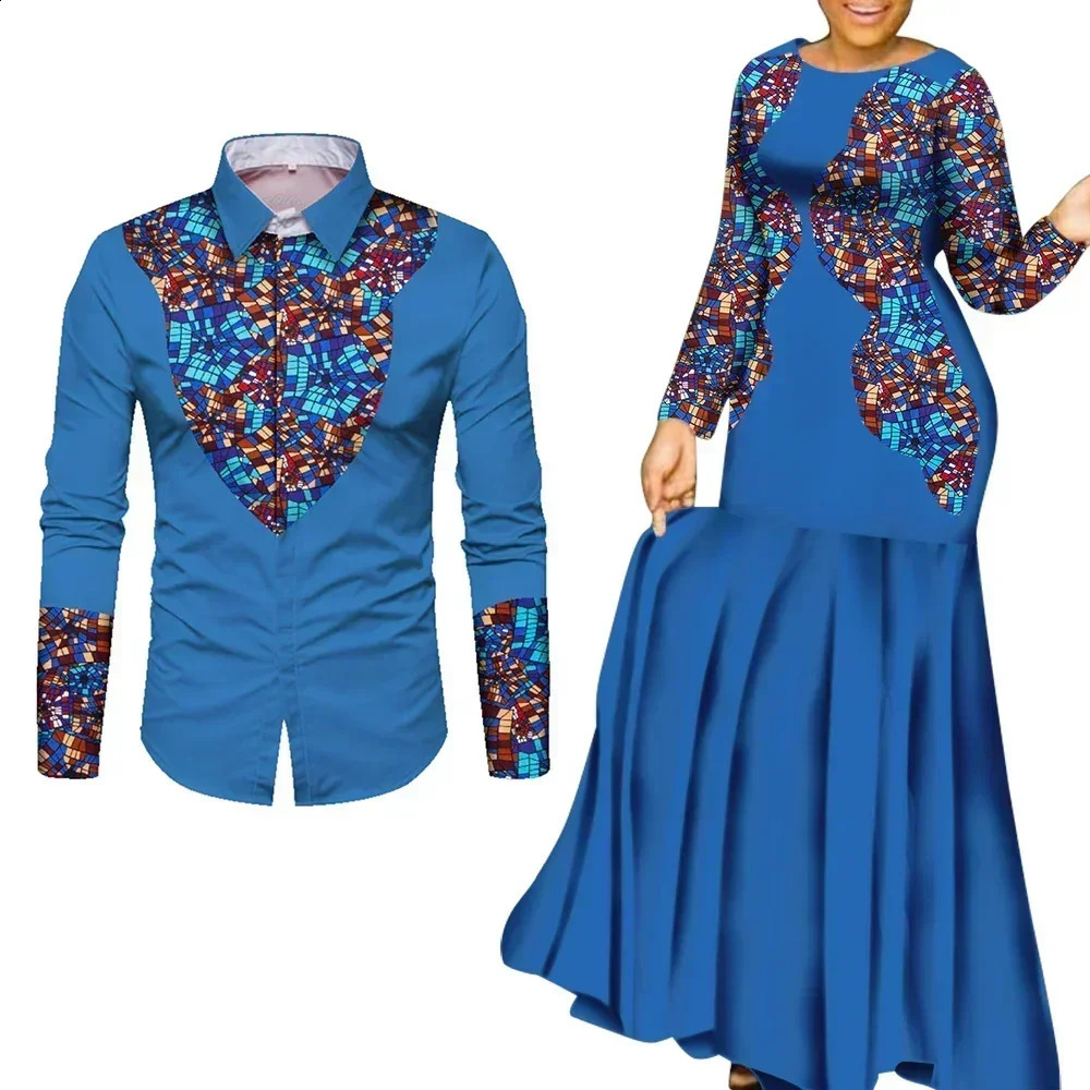 African Clothes for Couple Maxi Dress WYQ 250411
