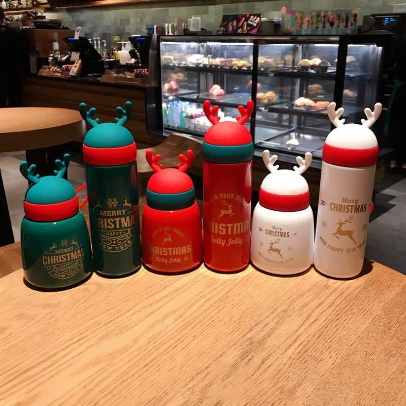 Christmas Christmas Personalized Antler Portable Outdoor Parent-Child Water Bottle Y251112