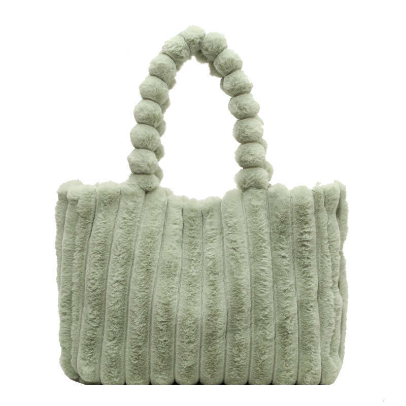 for Women Large Capacity 2025 New Autumn Winter Versatile Shoulder High-end Fluffy Commuter Tote Bag