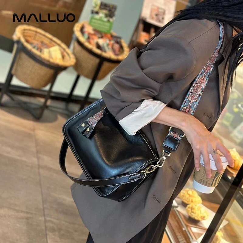 Designer Bag Women's Cowhide Genuine Leather Shoulder Bag Casual Designer Handbags Ladies Fashion Versatile Crossbody Bags For Female