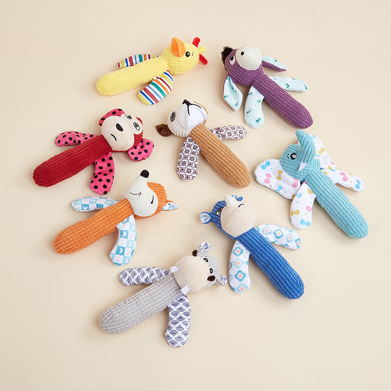 Cross border manufacturers wholesale soft and bite resistant dog toys, grinding toy shapes, dog love to bite toys