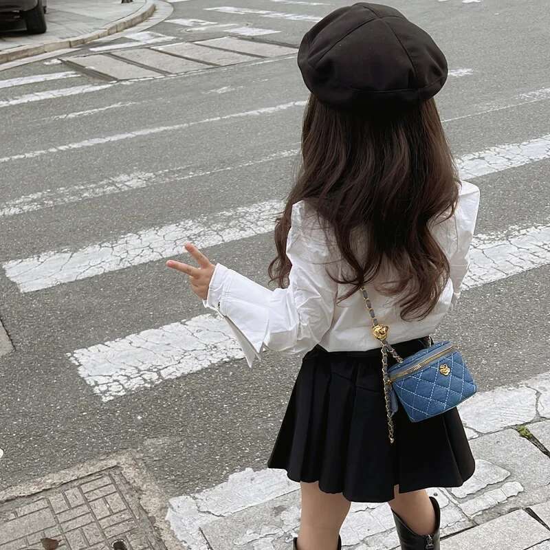 New Fashion Children's Baby gge Chain Girl Crossbody Handbag Bags For Girls Free Shipping Kids Bag