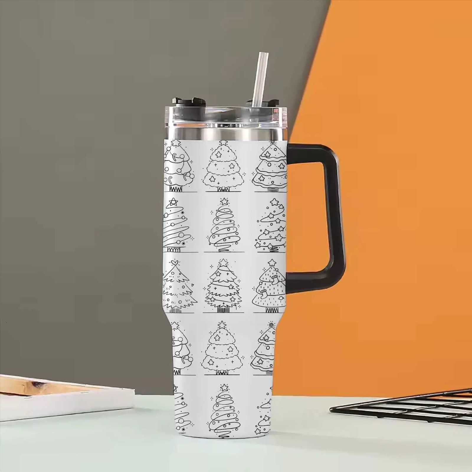 Christmas 2026 Christmas and Halloween Ice Cup Gift with High Appearance Level 40oz Ice Cup A Bestseller That Keeps You Warm and Cold Y251112