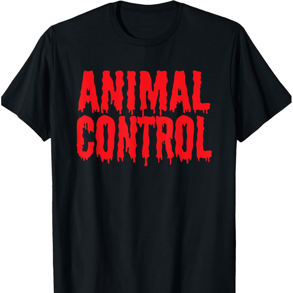 T shirt for Mens Animal Control Group and Couples Halloween Costume Graphic Tee Casual Tops Clothes Short sleeve