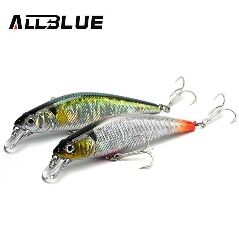 ALLBLUE EDGE 90S Heavy Sinking Minnow Flat Wobbler Fishing Lure 90mm/15.5g Artificial Hard Bait Crankbait Trout Bass Tackle Gear Z250411